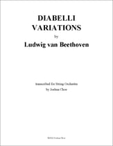 Diabelli Variations Orchestra sheet music cover